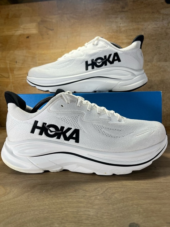 Hoka One One Other - Hoka One One Clifton 10 Mens Size 11.5 Running Shoes Sneakers White Black